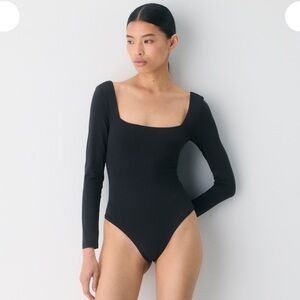 Black Long Sleeve Bodysuit